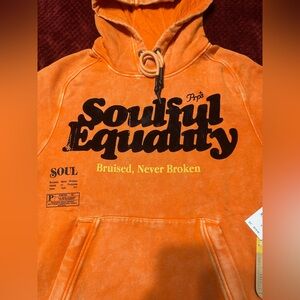 PRPS Orange Soulful Equality Hoodie